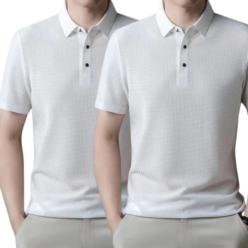 [PAGUE 1 LEVE 3] Camisa Polo Fresh Seda Gelo