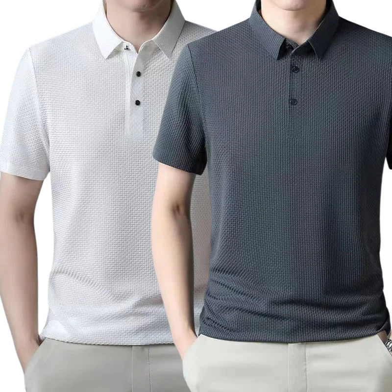 [PAGUE 1 LEVE 3] Camisa Polo Fresh Seda Gelo