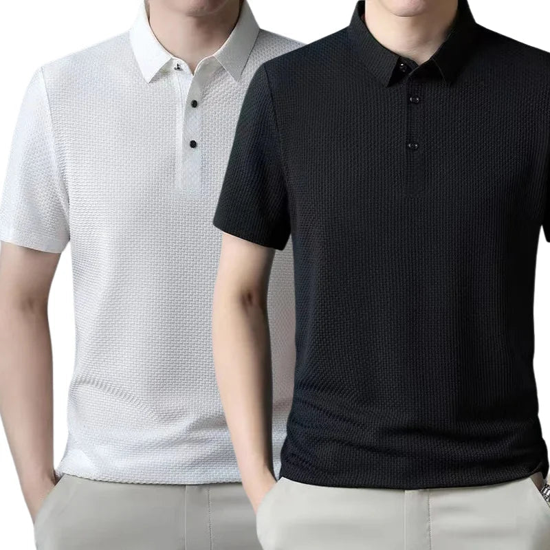 [PAGUE 1 LEVE 3] Camisa Polo Fresh Seda Gelo