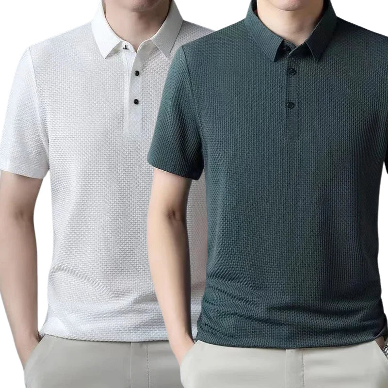 [PAGUE 1 LEVE 3] Camisa Polo Fresh Seda Gelo