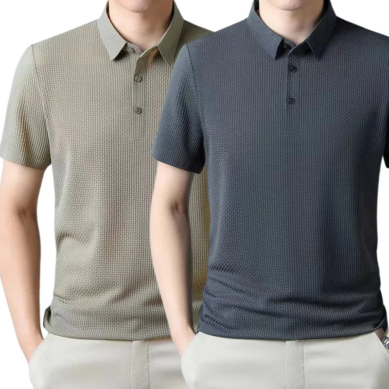 [PAGUE 1 LEVE 3] Camisa Polo Fresh Seda Gelo